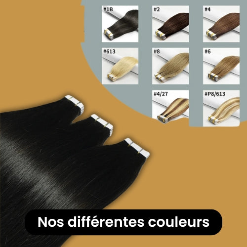 PRESTIGE EXTENSIONS - Extensions Adhésives Cheveux Lisses