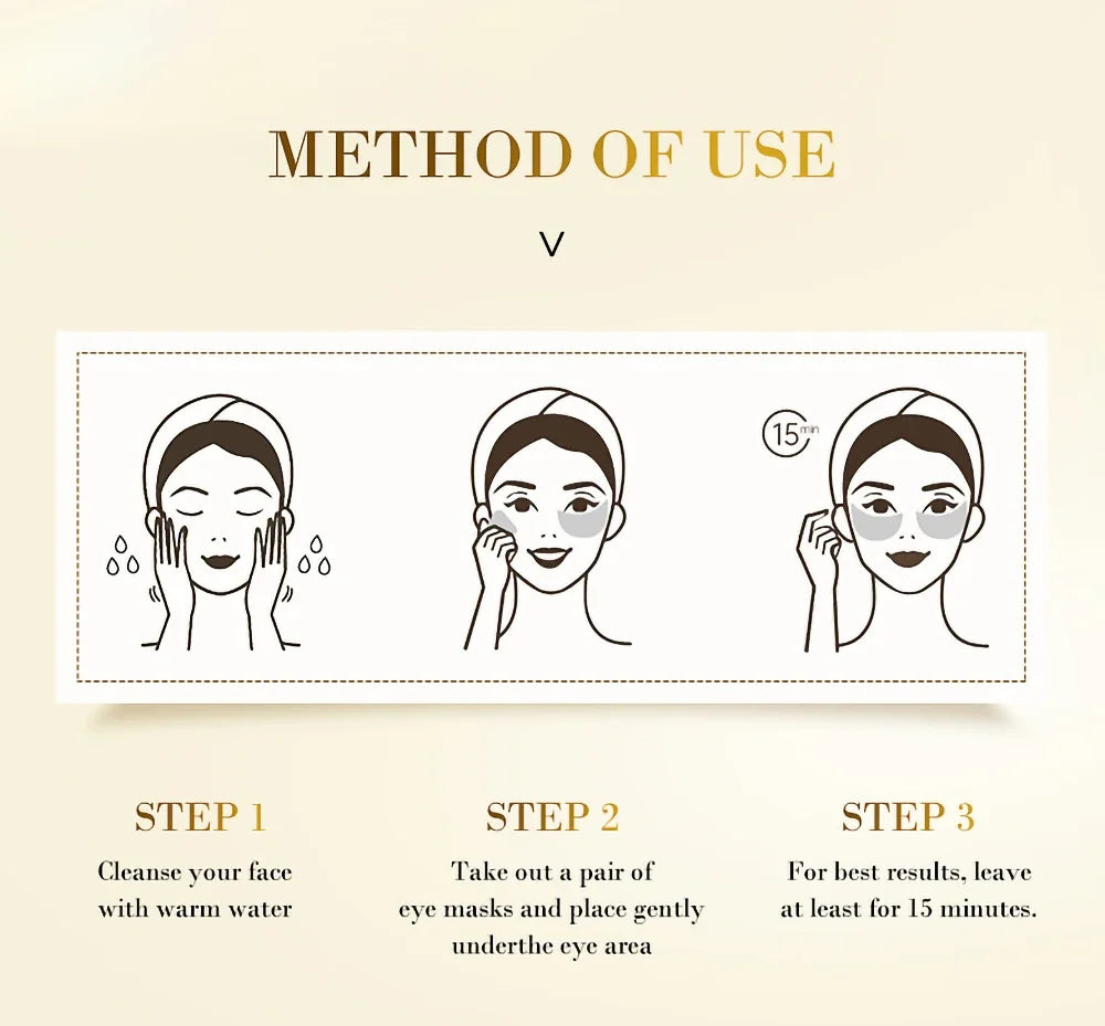 Masque 24K Gold Acide Hyaluronic™ - Hydratation Suprême
