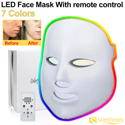 MASQUE FACIAL LED™ - Révélez Votre Éclat Naturel avec une Technologie Avancée!