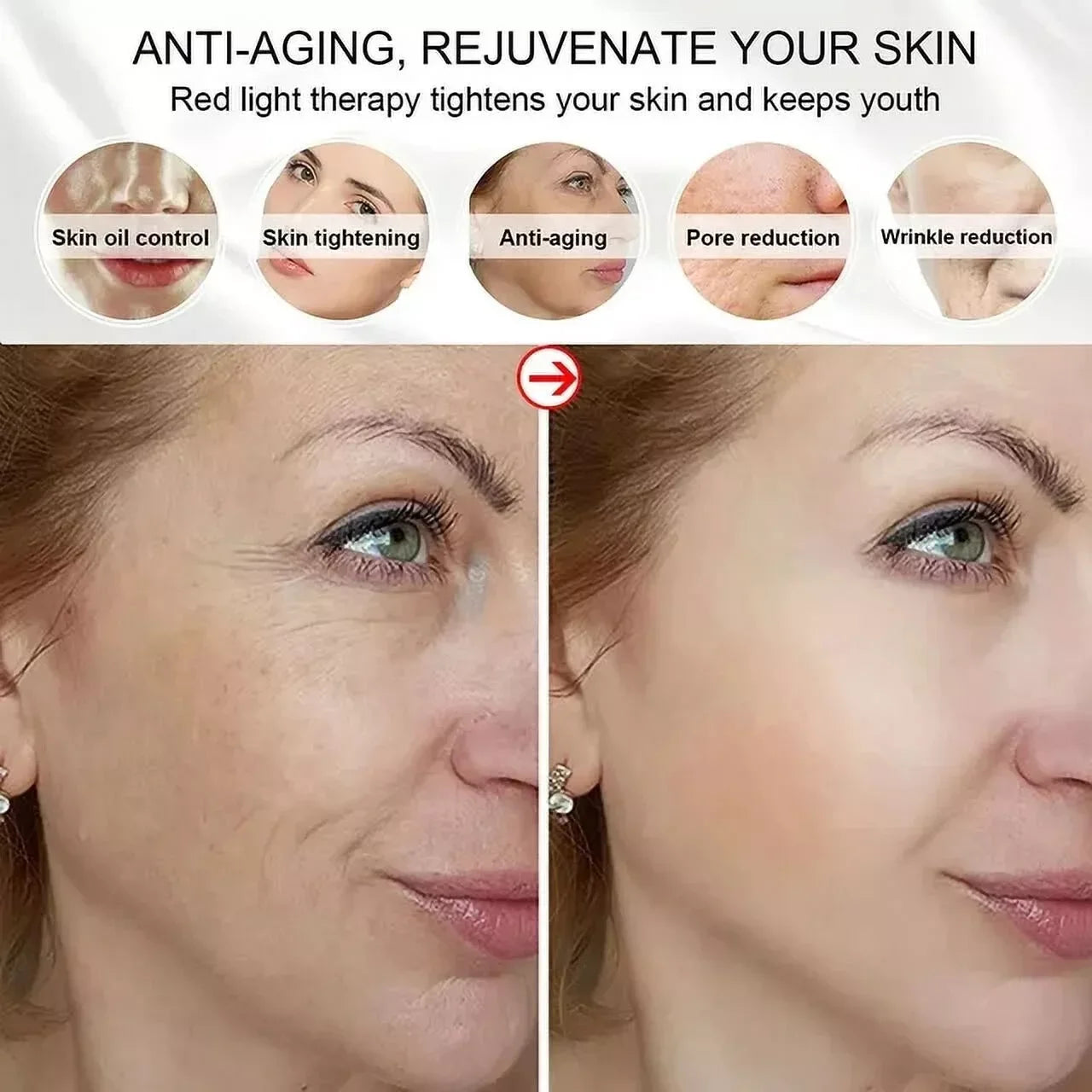 MASQUE FACIAL LED™ - Révélez Votre Éclat Naturel avec une Technologie Avancée!