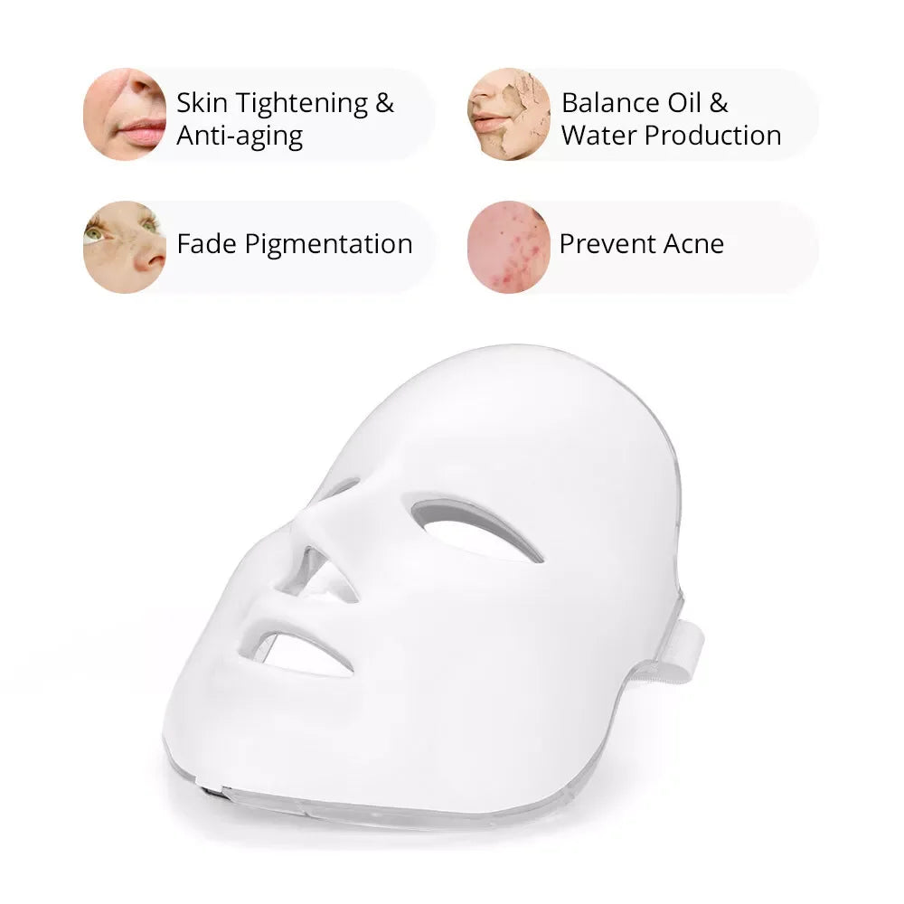MASQUE FACIAL LED™ - Révélez Votre Éclat Naturel avec une Technologie Avancée!