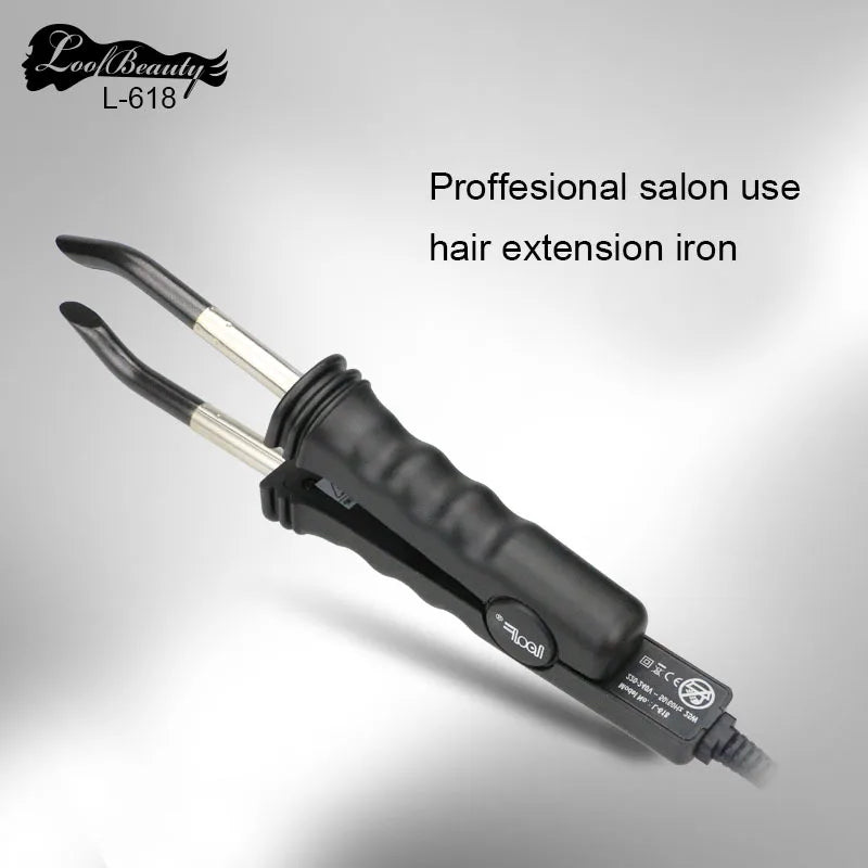 PINCE CHAUFFANTE EXTENSION DE CHEVEUX Thermoréglable