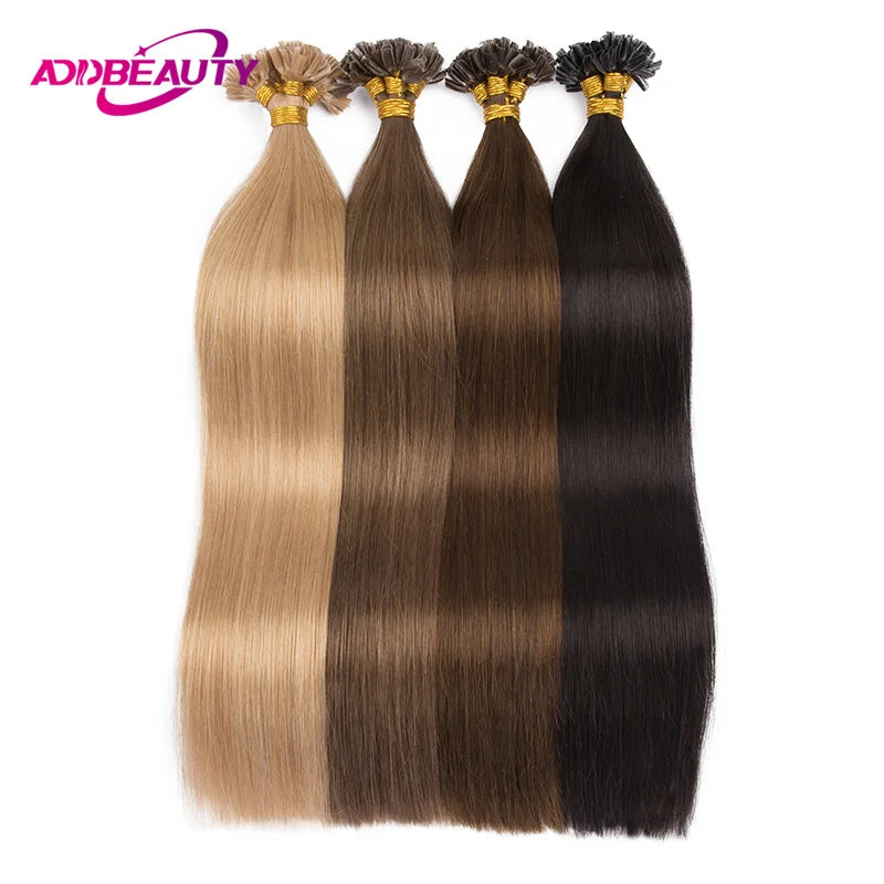 PRESTIGE EXTENSIONS - Extensions Kératine 100% Naturel Cheveux Lisses